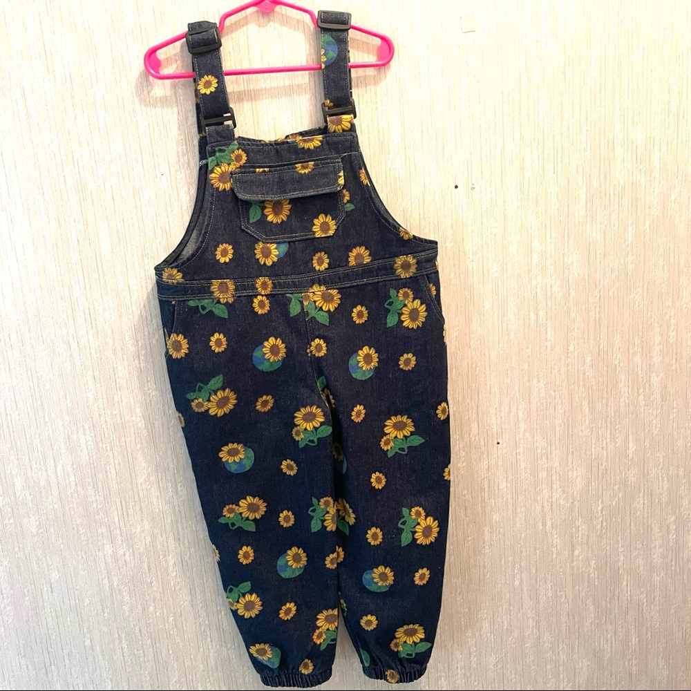 Sunflower Overalls, Sunflowers, 5T, Girls, Back To School